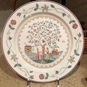 Villeroy and Boch American Sampler Dinner Plate 10 1/2&quot; - First Impressions 1981 Dinnerware, Villeroy and Boch
