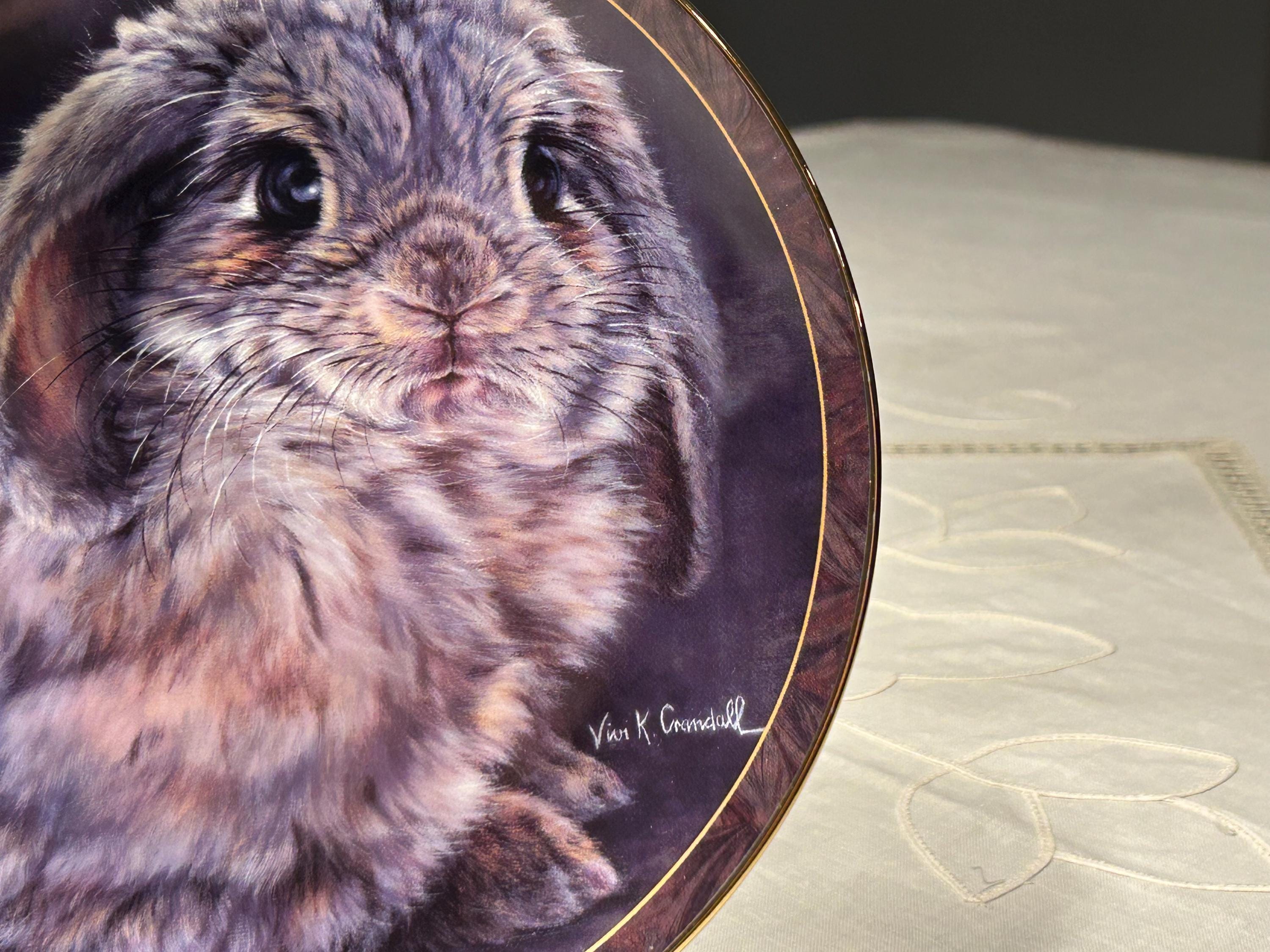 Vintage Bunny Tales Plate: 