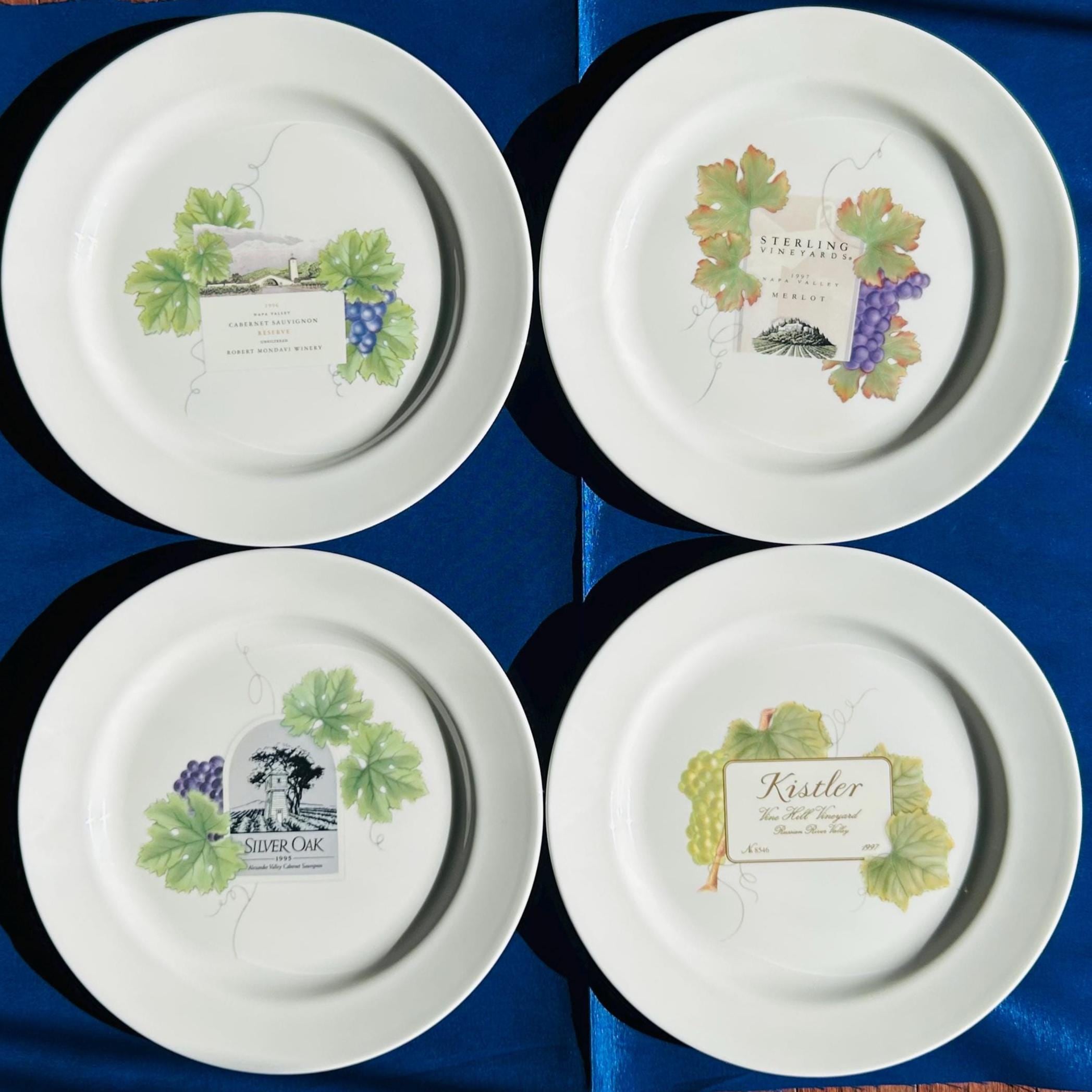 Vintage Wedgwood Grand Gourmet Wine Salad Plate 10