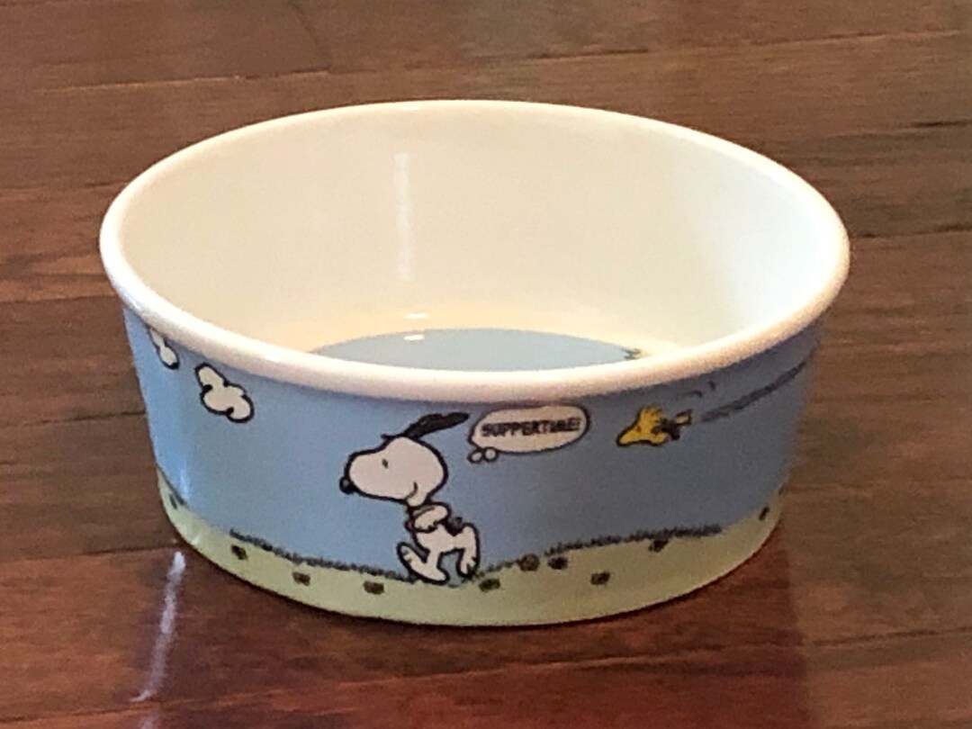 Vintage Peanuts Snoopy Dog Bowl Gibson Overseas Inc. - Etsy