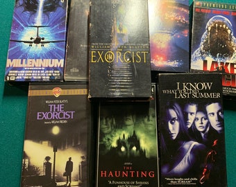 5 Dollar VHS BONANZA BLOWOUT! Horror/Sci-Fi/Creature Features/Thriller Retro Vintage