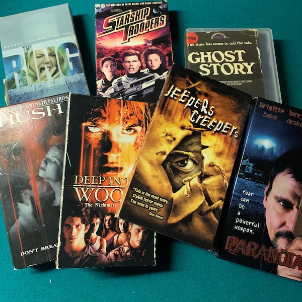6 Dollar VHS BONANZA BLOWOUT! Horror/Sci-Fi/Creature Features/Thriller Retro Vintage