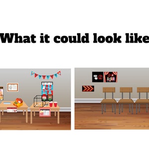 Dramatic Play Movie Theater Printable - Etsy