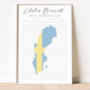 LDS Missionary Täglicher Countdown Poster / Tracker (Elder)