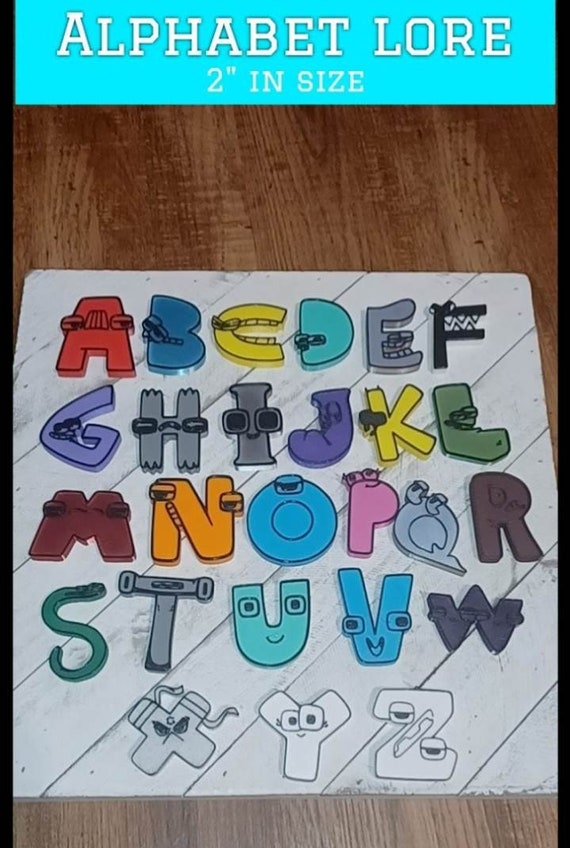 Imagens do Alphabet Lore para Baixar e Imprimir