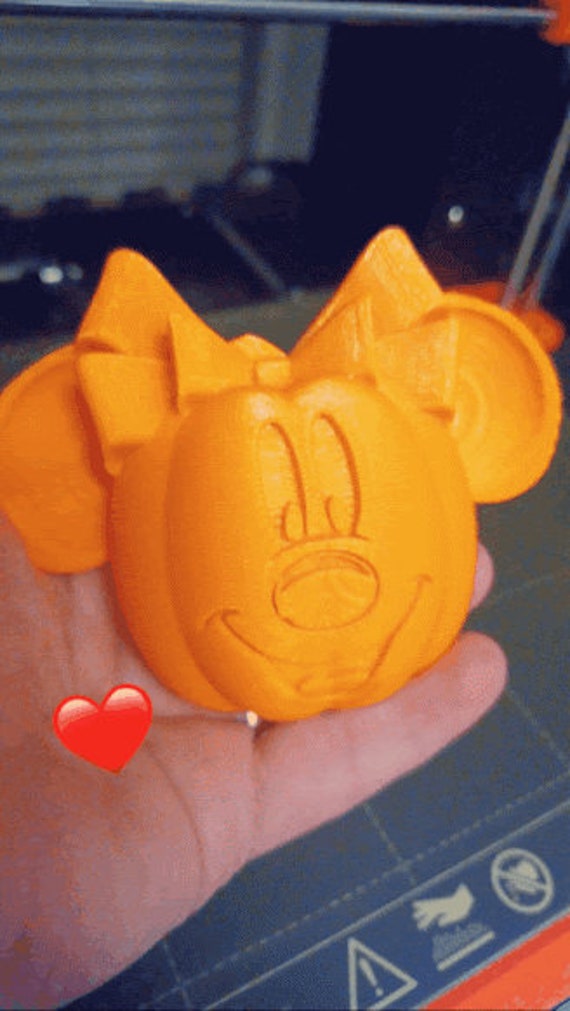 Minnie mouse Pumpkin Wreath Decor / Magnet / halloween Fall 3d print file / digital download only for 3D printers