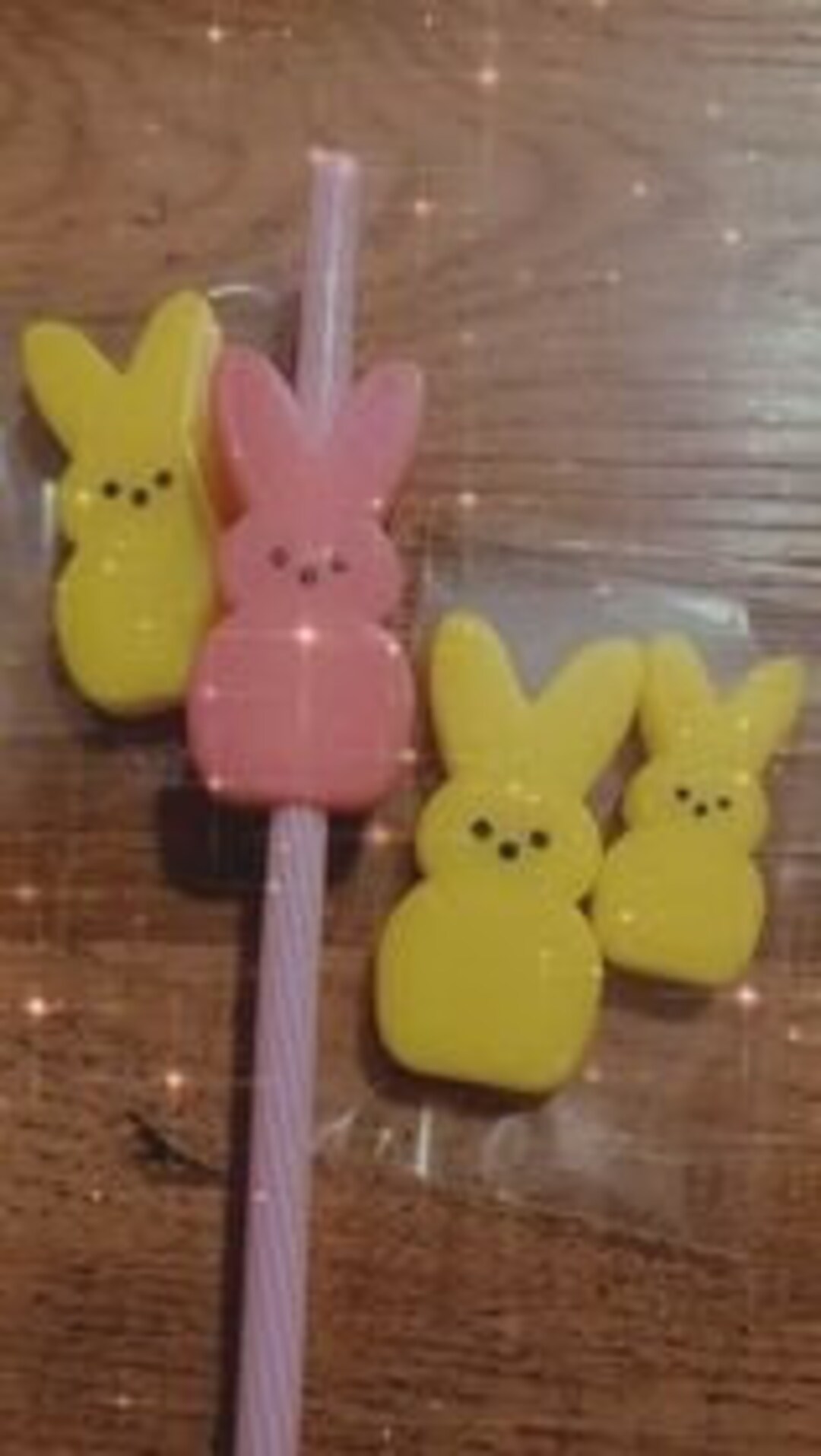 Digital File for 3D Printing Peep Bunny Straw Topper File - Etsy
