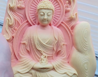 Buddha Hand File for 3D printing / Beautiful Detailed hand with Buddha in center/ Wall Decor file/ home decor/ yoga/ zen / lotus flower