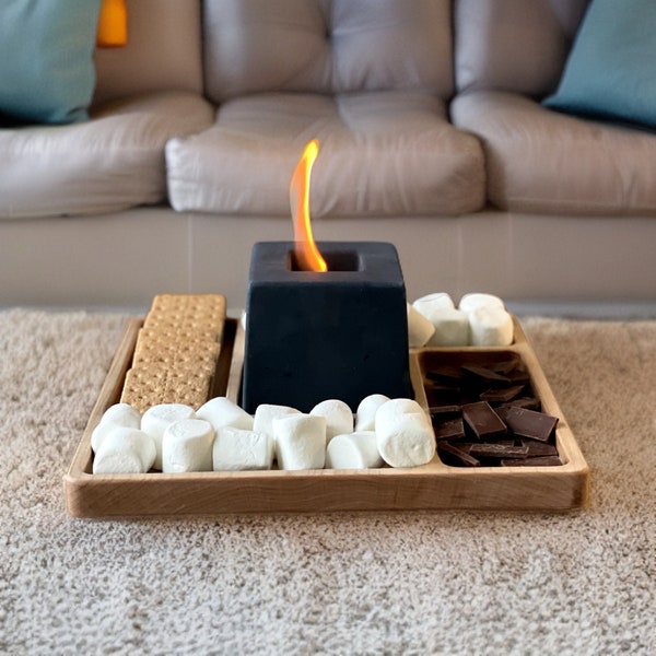 Modern City Apartment Decor Living Room Furniture Decor Urban Home Decor Accents Apartment Decor Industrial Chic Tabletop Smores Activity