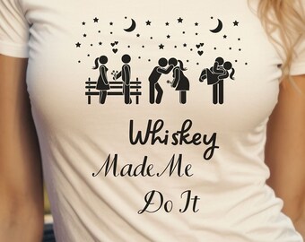Unisex Whiskey T- Shirt, Trendy Shirt, Whiskey Lovers T-Shirt, Whiskey Drinkers Shirt, Funny T-Shirt, Whiskey Gift Shirt, Joke Shirt Tee,