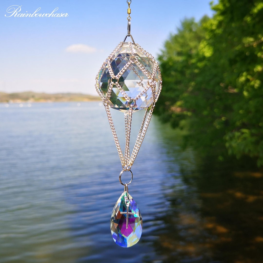 Sun Catcher Car Charm, Rear View Mirror Sun Catcher, Car Sun Catcher