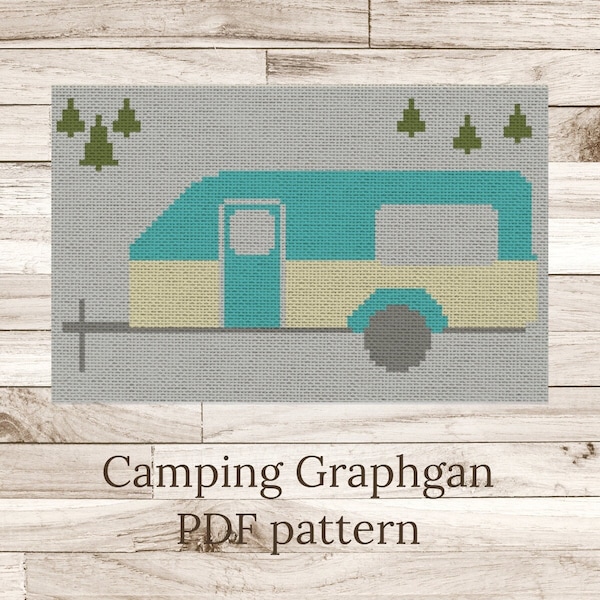 Camping Blanket Crochet Pattern