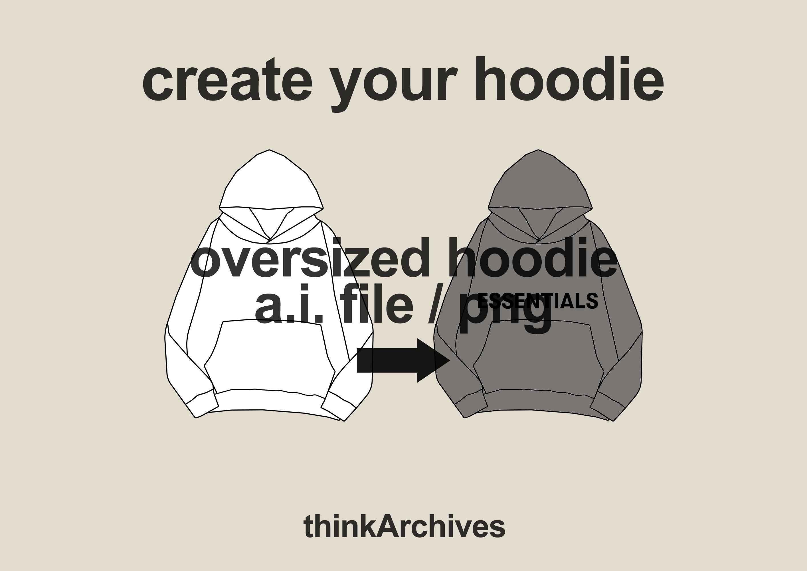 Streetwear Oversized Hoodie Template Vector Mock Up Tech Etsy Streetwear Oversized Hoodie Template Vector Mock Up Tech Etsy