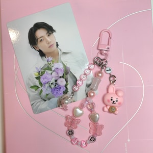 BTS Keychain BT21 bias kpop phone charm rm Jin Suga Jhope Jimin v taehyung jungkook jk