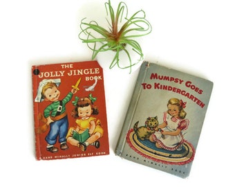 Vintage Rand McNally Children's Books: 1945 Mumpsy, 1951 Jolly Jingle