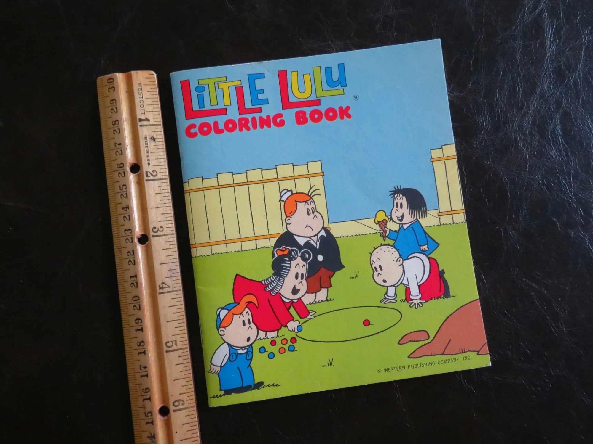Vintage Little Lulu Coloring Book With Stickers Hallmark 25PF 1402