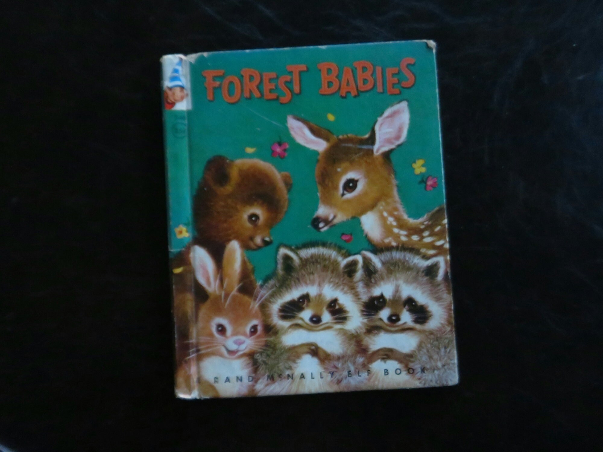 Vintage 'forest Babies' Book 1949 Rand Mcnally Elf Book #546