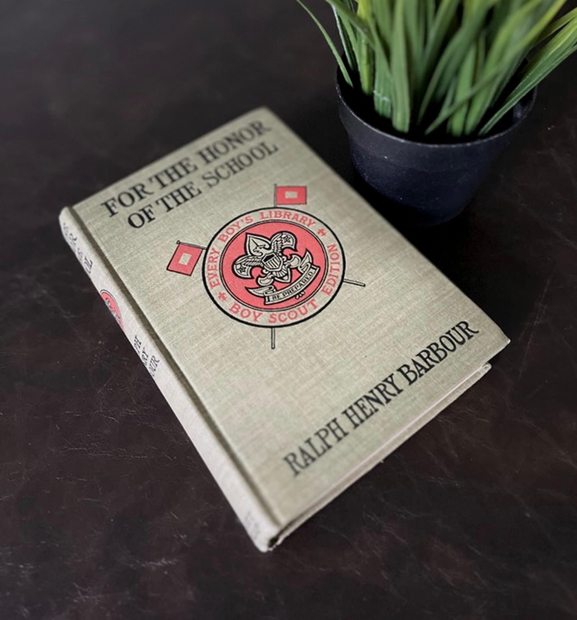 Vintage Boy Scout Edition "For The Honor Of The School" Book by Ralph Henry Barbour