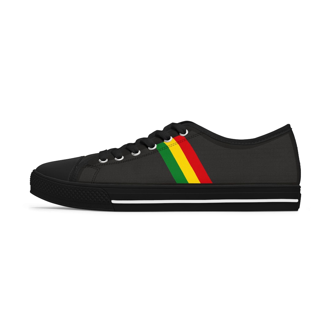 Raina Everyday Low Top Stripe Sneaker Shoes - Red main image 1