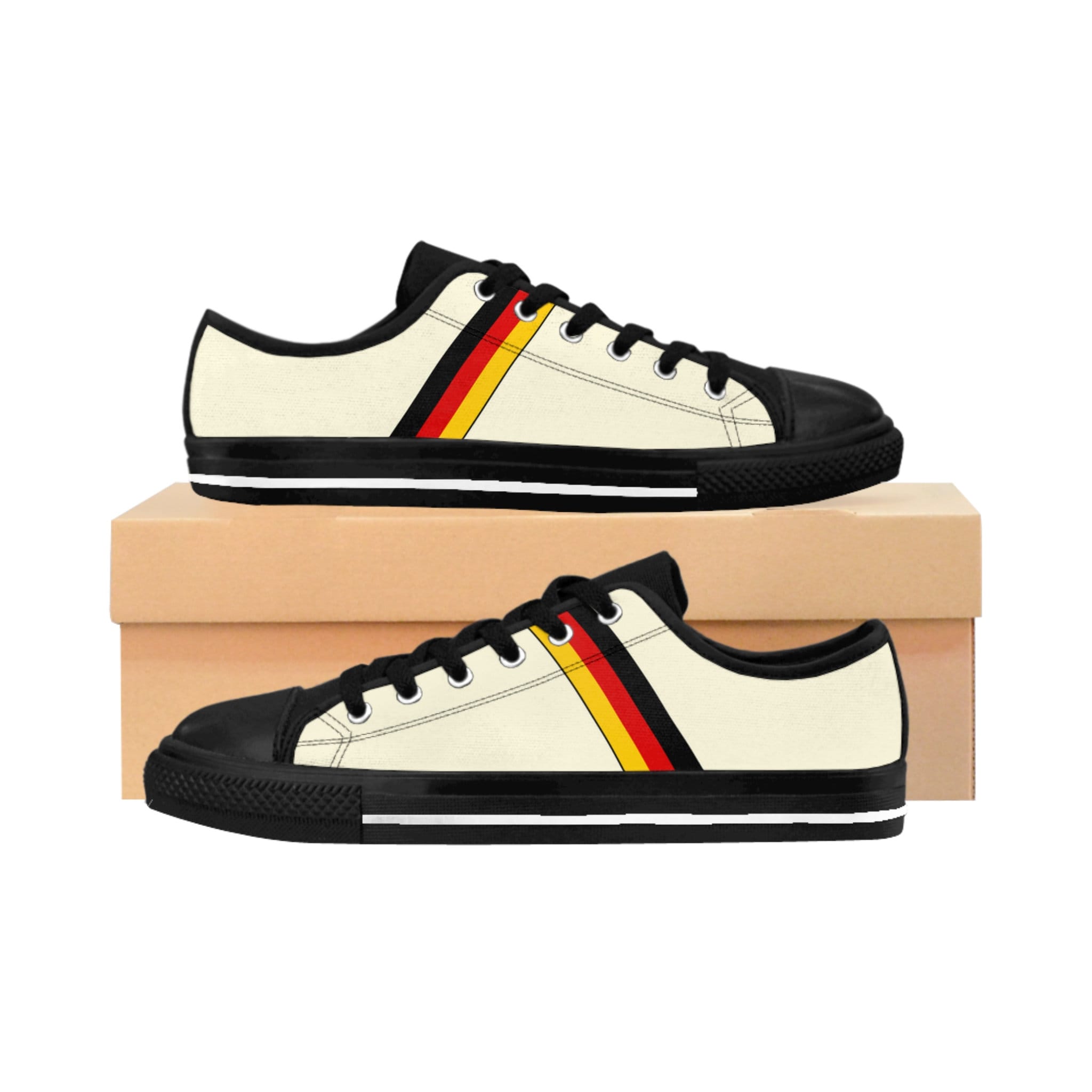 Shoes black yellow clearance red