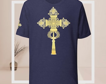 Ethiopian Cross T-Shirt: Eritrean African Culture Tee