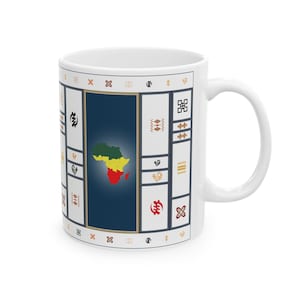 African Unity Ceramic Mug - Celebrate Diversity | Coffee Cup | Tea Mug | Gift for Culture Lovers | Home Decor | 11oz, 15oz