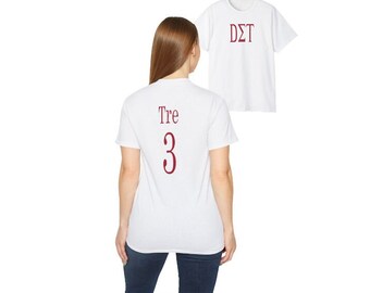 DET Tre Detroit Fraternity Sorority Style Unisex tee