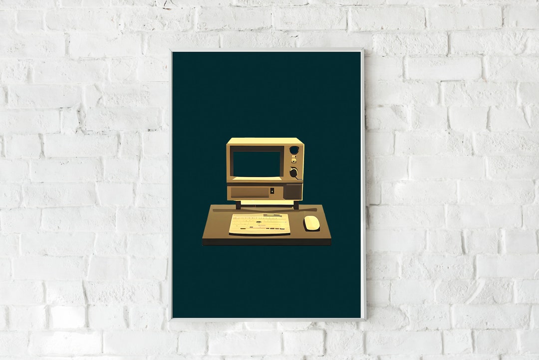 Digital Poster Printable - Technology and Science Art - Computer Grunge ...