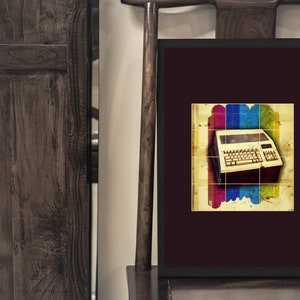 Digital Poster Printable - Technology and Science Art - Computer Grunge - &quot;I Can&#39;t Remember&quot; - LunixEngineering Poster Store - Nostalgia