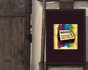 Digital Poster Printable - Technology and Science Art - Computer Grunge - "I Can't Remember" - LunixEngineering Poster Store - Nostalgia