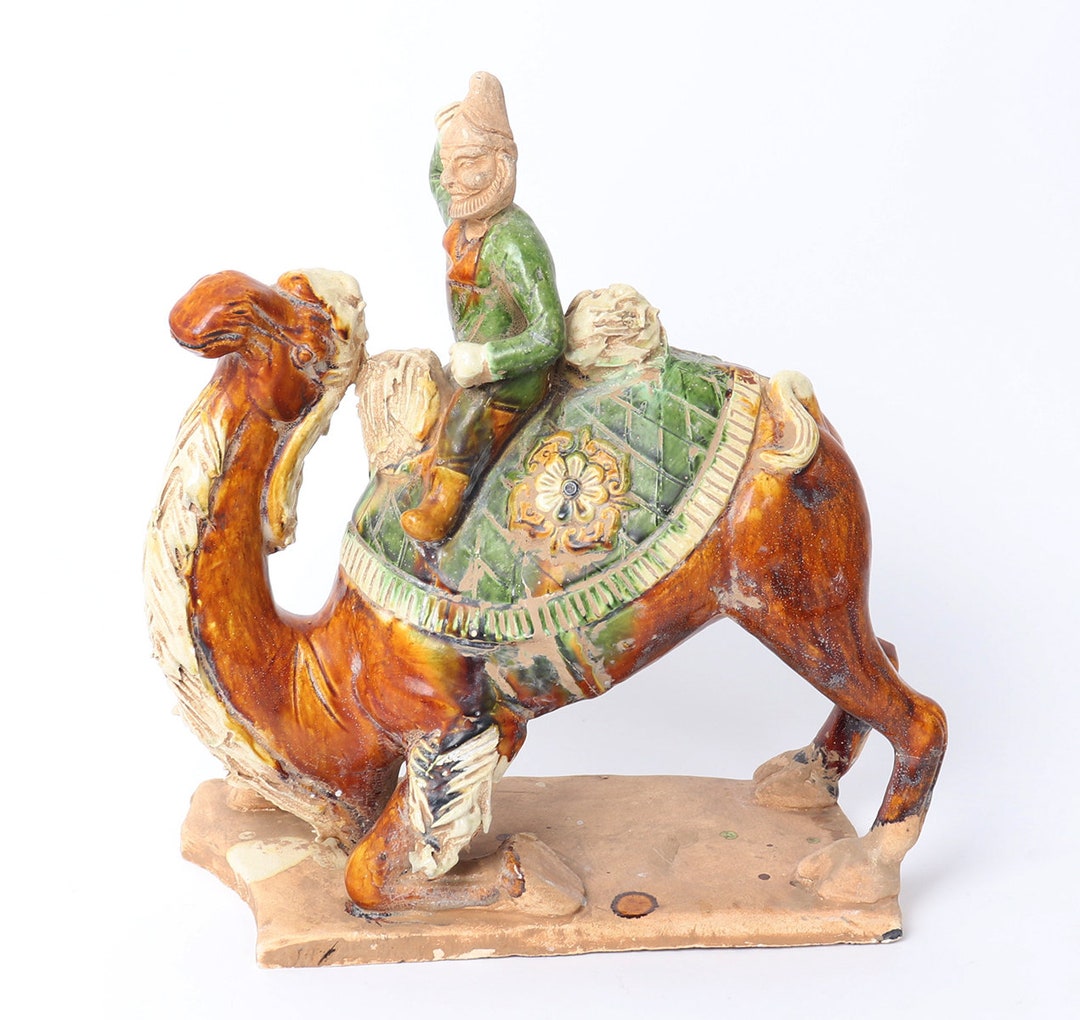 Vintage Chinese Kneeling Camel & Rider - Etsy