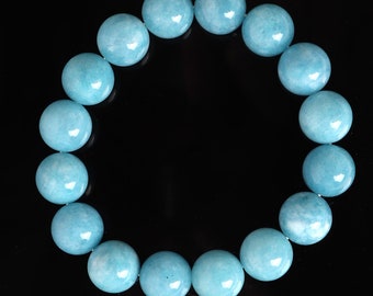 Lovely Aquamarine Beaded Bracelet