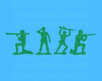 gröna armémän png