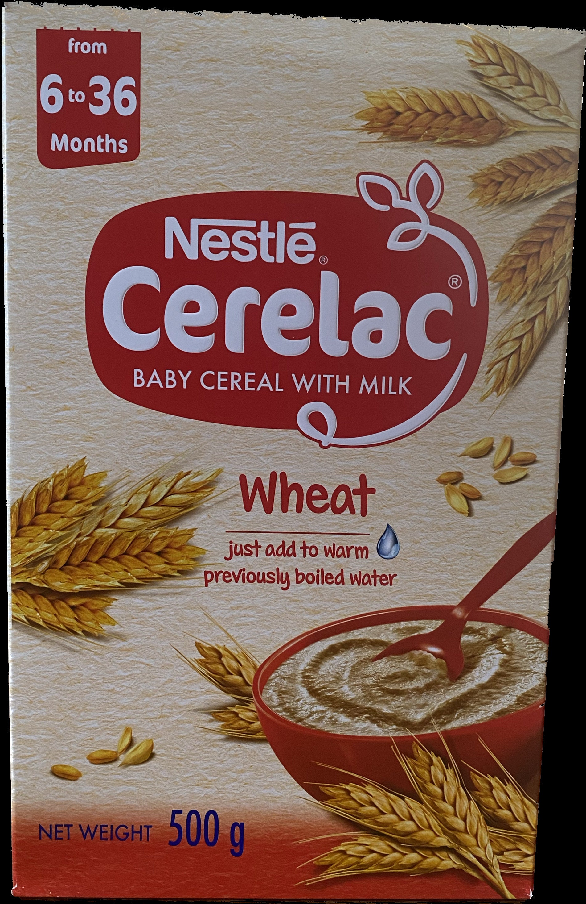 Nestle Cerelac Wheat 500g 6 to 36 Months 