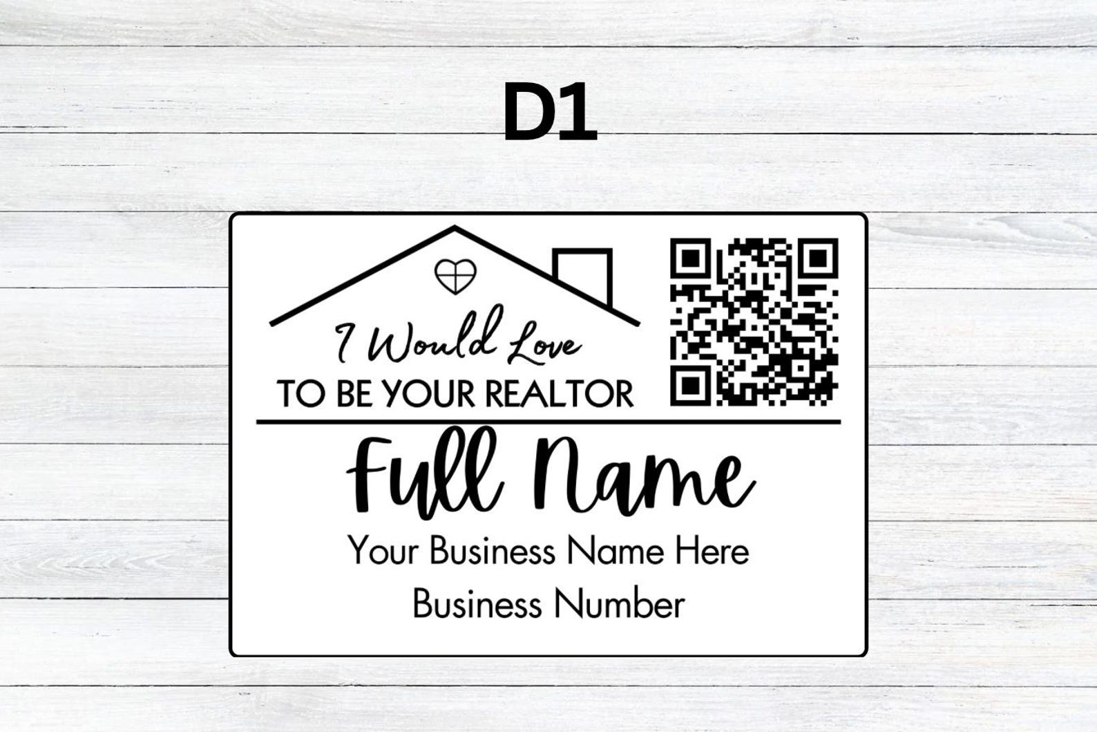 Property Sticker Example Personalized Real Estate Sticker, Home Sweet Home Stickers, Qr Code ...