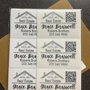 Personalized Real Estate Sticker, Home Sweet Home Stickers, Qr Code ...