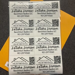 Personalized Real Estate Sticker, Home Sweet Home Stickers, Qr Code ...
