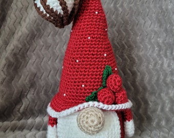 Winter Holiday Gnome Crochet Decor