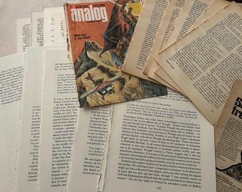 100 Vintage book pages for Junk Journals, Collage, Art, Decoupage, and other projects