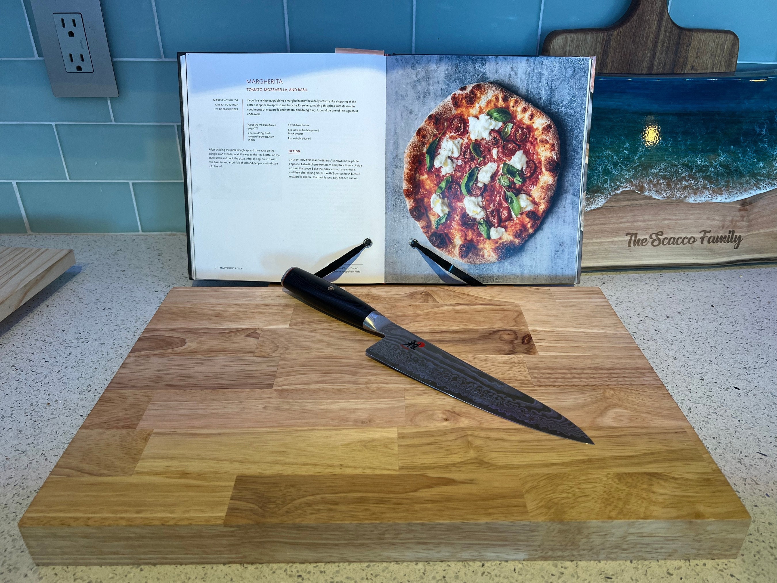 Traditional Neapolitan Wood Dough Box Madia, size Large, Pizza Making