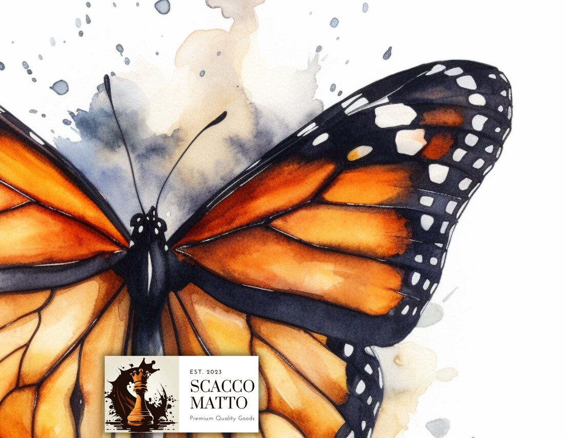 Monarch Butterfly Watercolor Print pick 1 Butterfly - Etsy