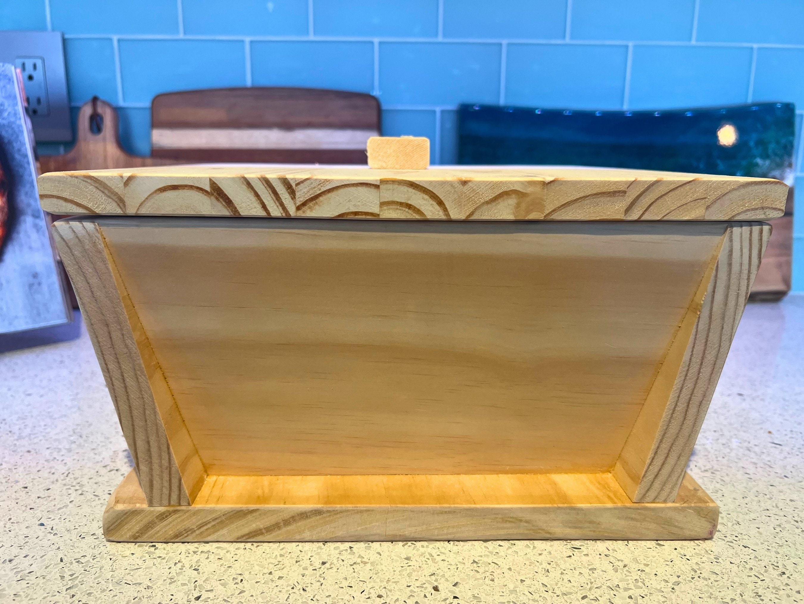 Traditional Neapolitan Wood Dough Box Madia, Pizza Making, Bread Making