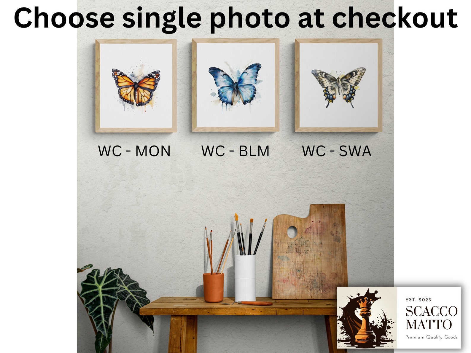 Monarch Butterfly Watercolor Print, pick 1 Butterfly Watercolor ...