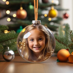 Personalized Image Ornament Family Personalized Christmas Ornament Custom Picture Ornament Christmas Photo Ornament 2023 Family Xmas Gift
