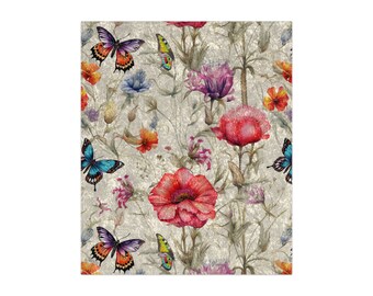 Verpletterd fluwelen deken