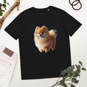 Pomeranian T-shirt,Fluffy T-shirt, Charming T-shirt,Paw-someT-shirt, cuteness t-shirt, lovable t-shirt, delightful t-shirt, spirited t-shirt