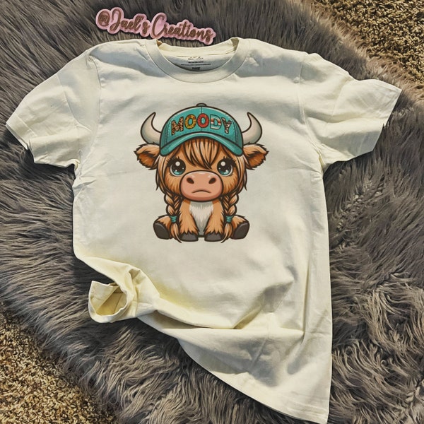 Moody Cow/shirt/sweatshirt/T-shirt/MiniCow