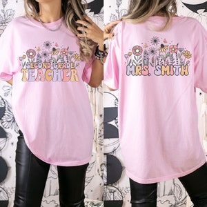 Second Grade Teacher Team Shirt, Custom Name Teacher T Shirt, 2nd Grade Squad T-Shirt, Teacher Grade Level, New Teacher Appreciation Gift