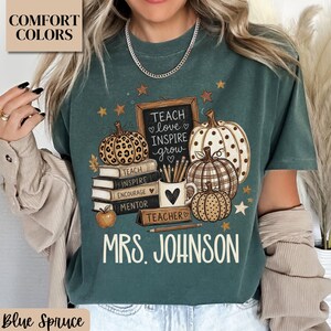 Thanksgiving Teacher Shirt, Comfort Colors Grade Level Teacher Thanksgiving  T-Shirt, Thanksgiving Teacher Gifts, Fall Teacher Team T Shirt