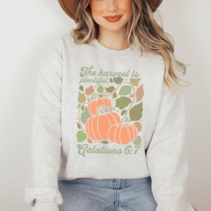 Fall Christian Sweatshirt, Autumn Religious Sweater, Fall Jesus Sweatshirt, Religious Thanksgiving Sweatshirt, Fall Christian Gift